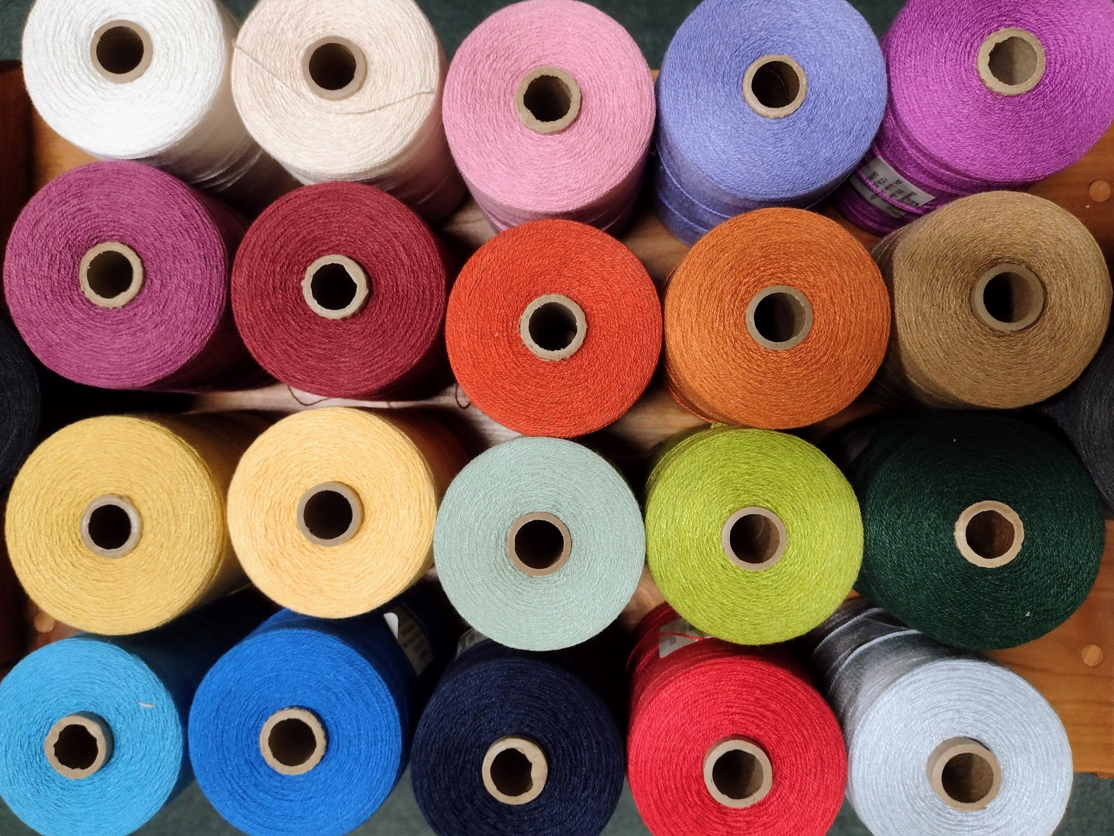 8/2 BAMBOO & Organic Cotton Weaving yarn by Maurice Brassard