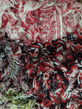 Wool Selvedge: 10lb Various Reds with a splash of Yellow #0103