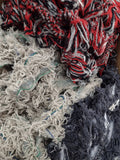 Wool Selvedge: 10lb Gray, Red/Black & Natural Tan #0120