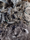 Wool Selvedge: 10lb,Tan, Gray, Blue, Light Blue Black  #0124