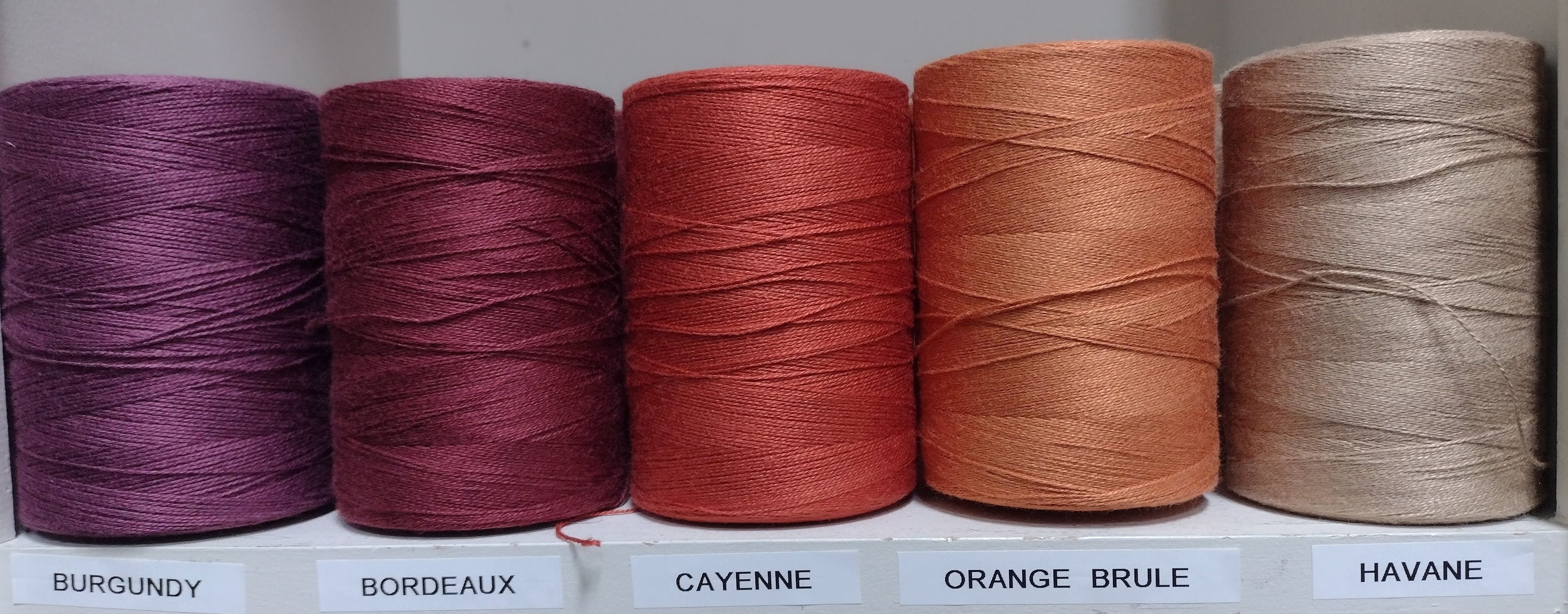 8/2 BAMBOO & Organic Cotton Weaving yarn by Maurice Brassard