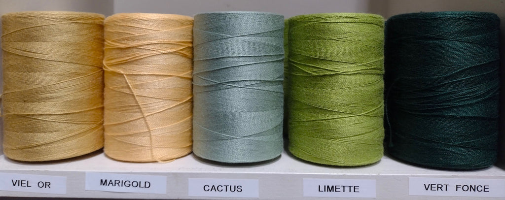 8/2 BAMBOO & Organic Cotton Weaving yarn by Maurice Brassard