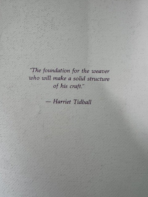 Handweavaer's Instruction Manual by Harriet C Douglas