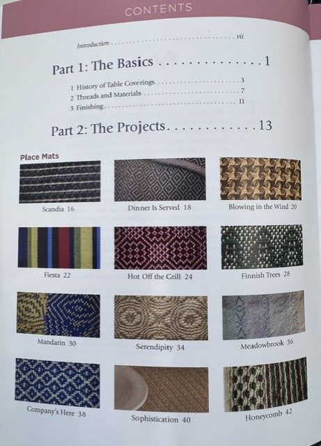Handwoven Table Linens by Tom Knisely