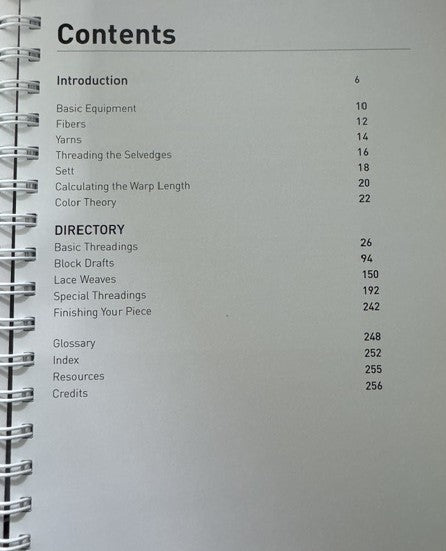 The Handweaver's Pattern Directory by Anne Dixon (like new)