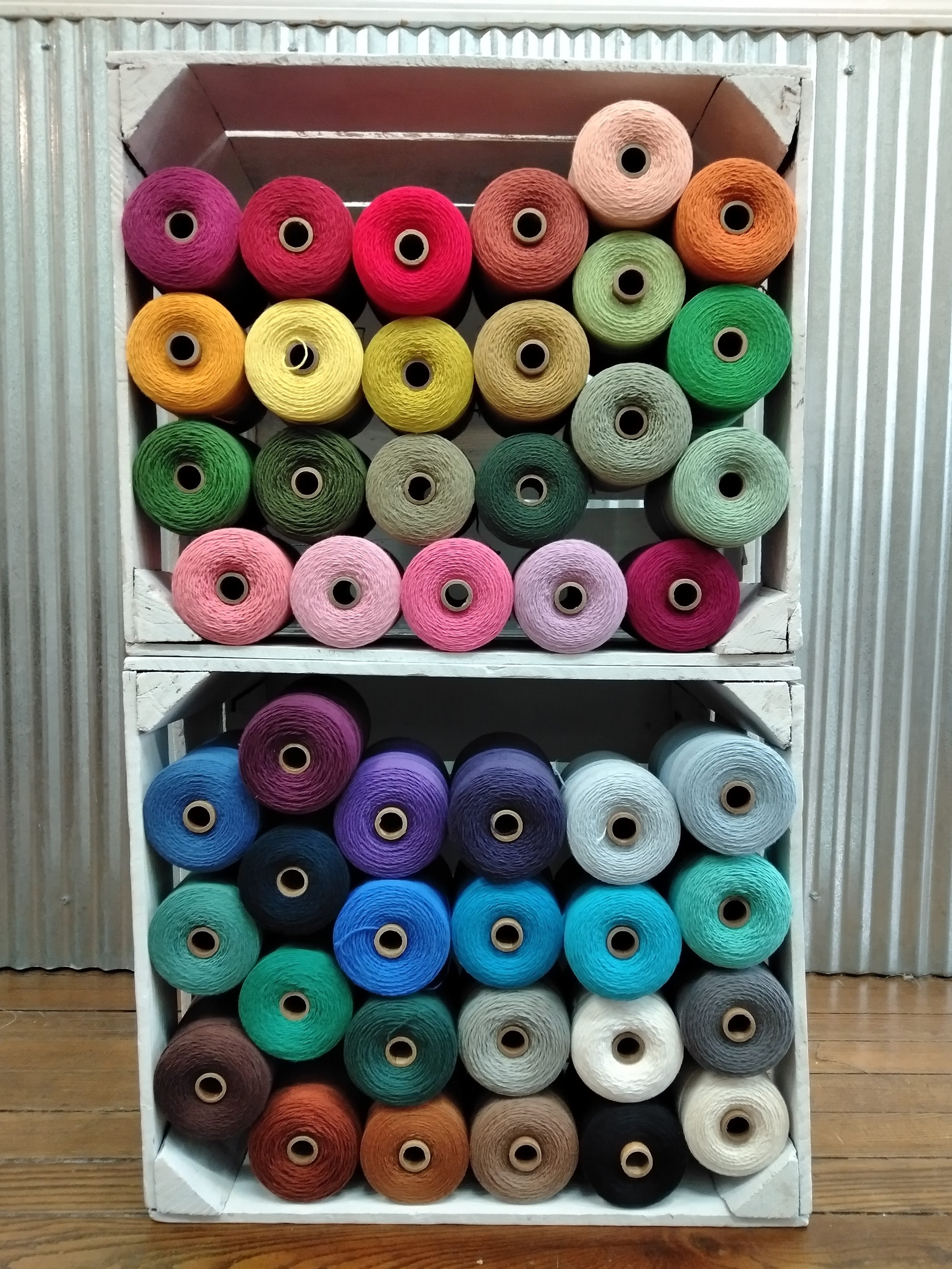 8/4 Carpet Warp,  Maysville 8/4 Cotton, 50+ colors