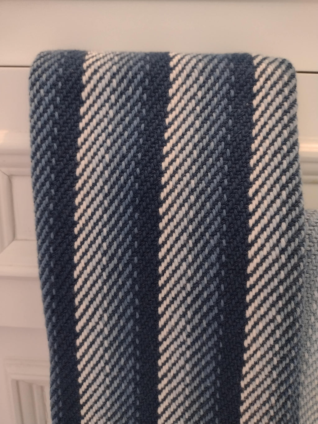 Denim Blues Handwoven Towels