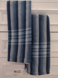 Denim Blues Handwoven Towels