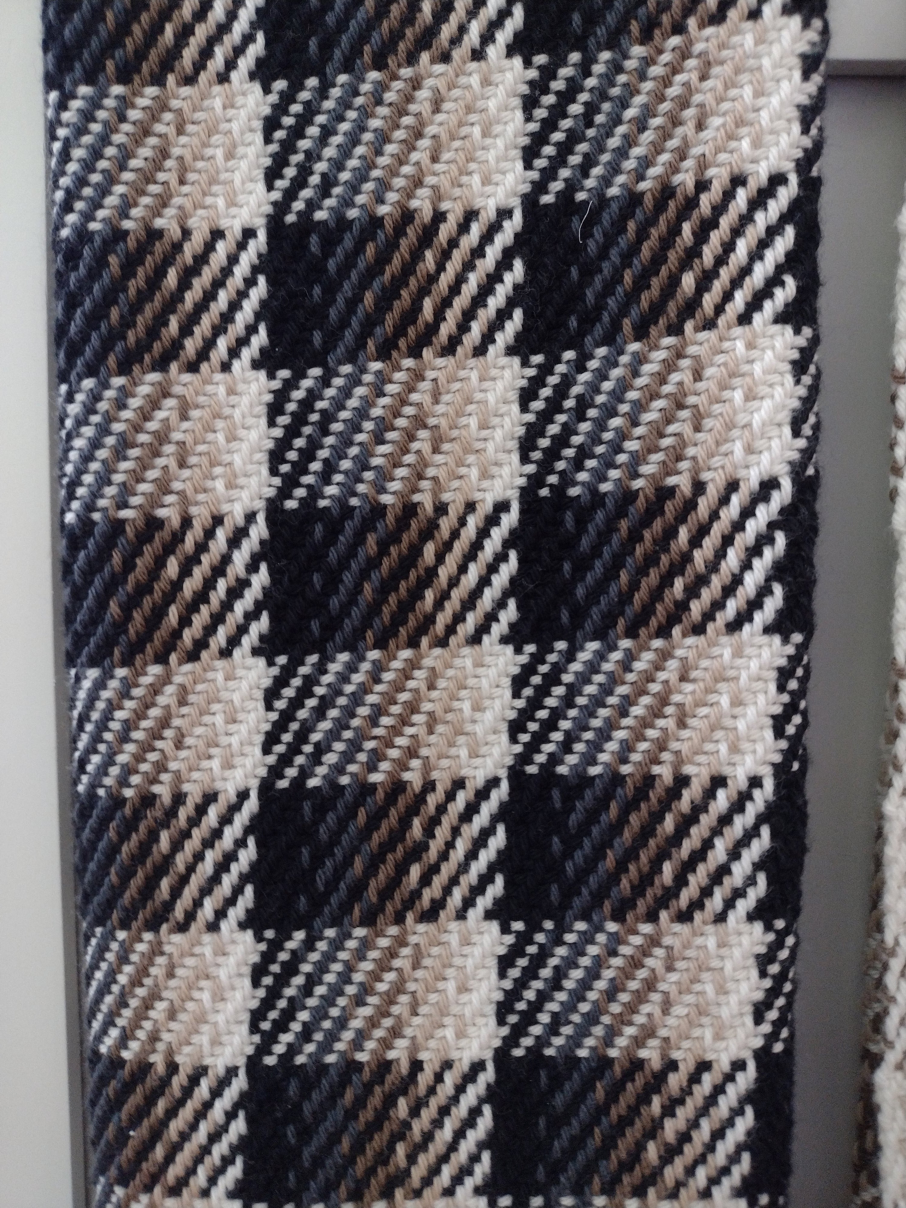 Checkered Browns & Black