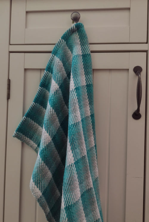 Aquamarine, Modern Plaid