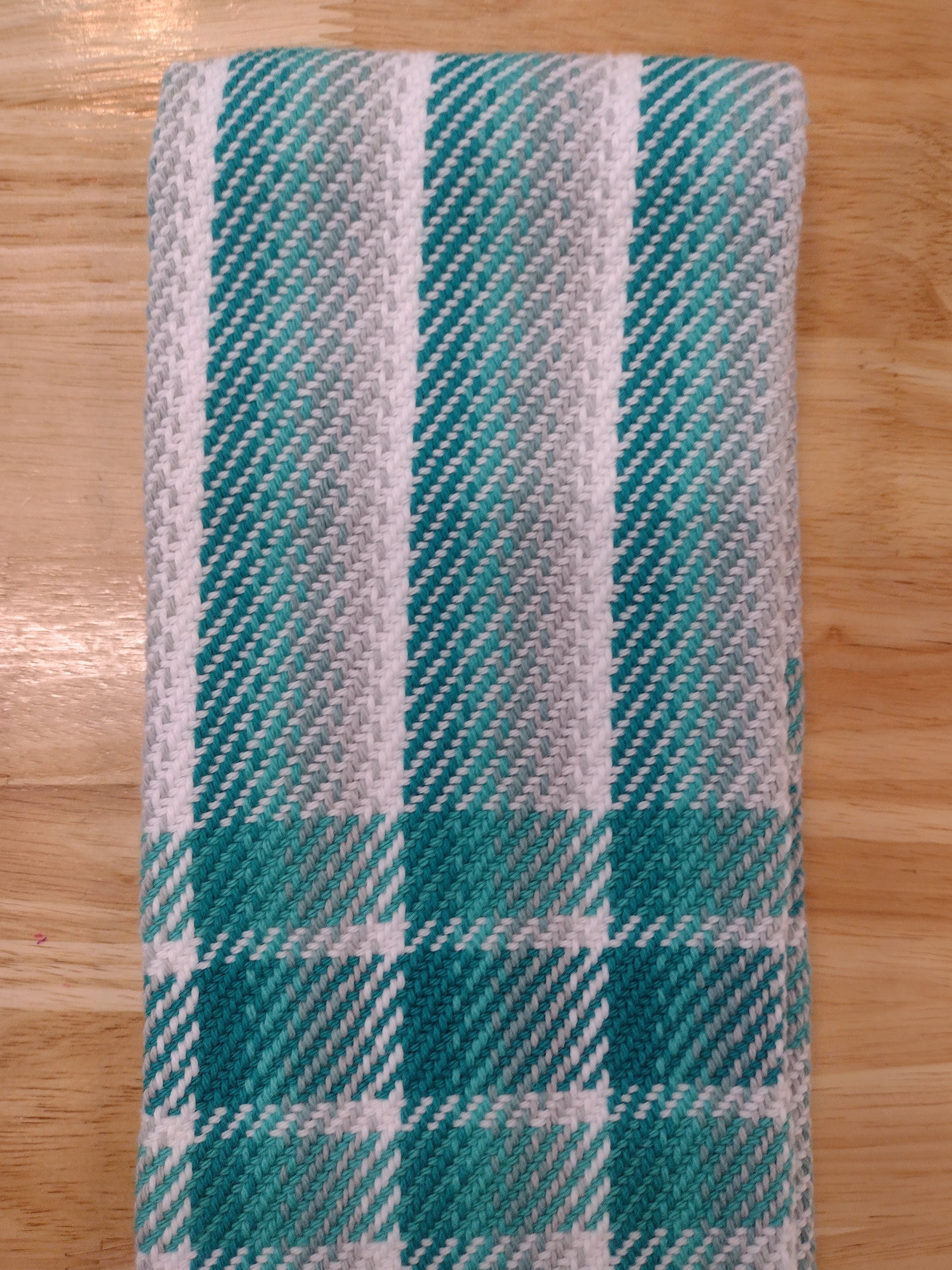 Aquamarine with Stripes near each end