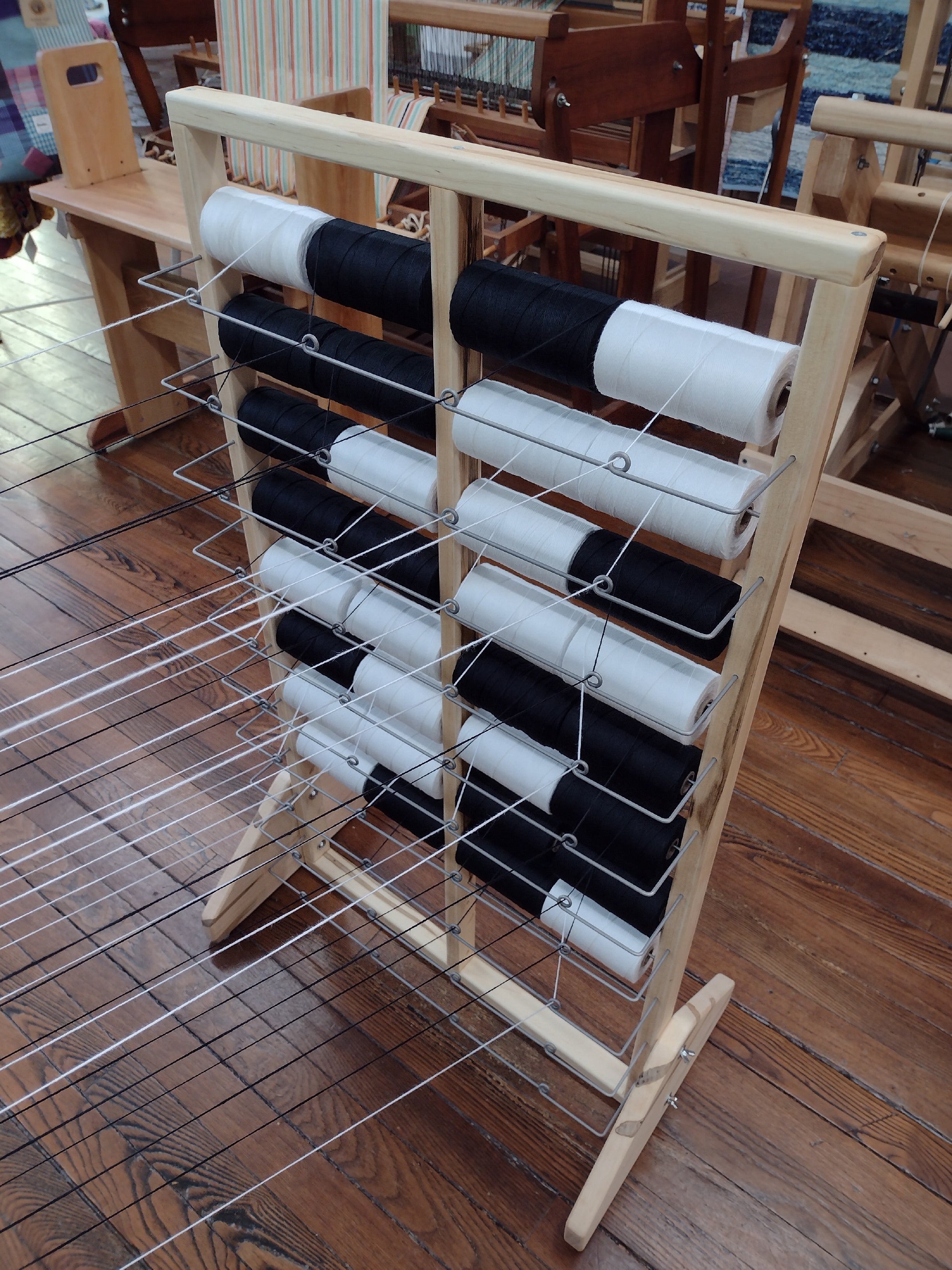 40 Spool Warping Rack (Maple)