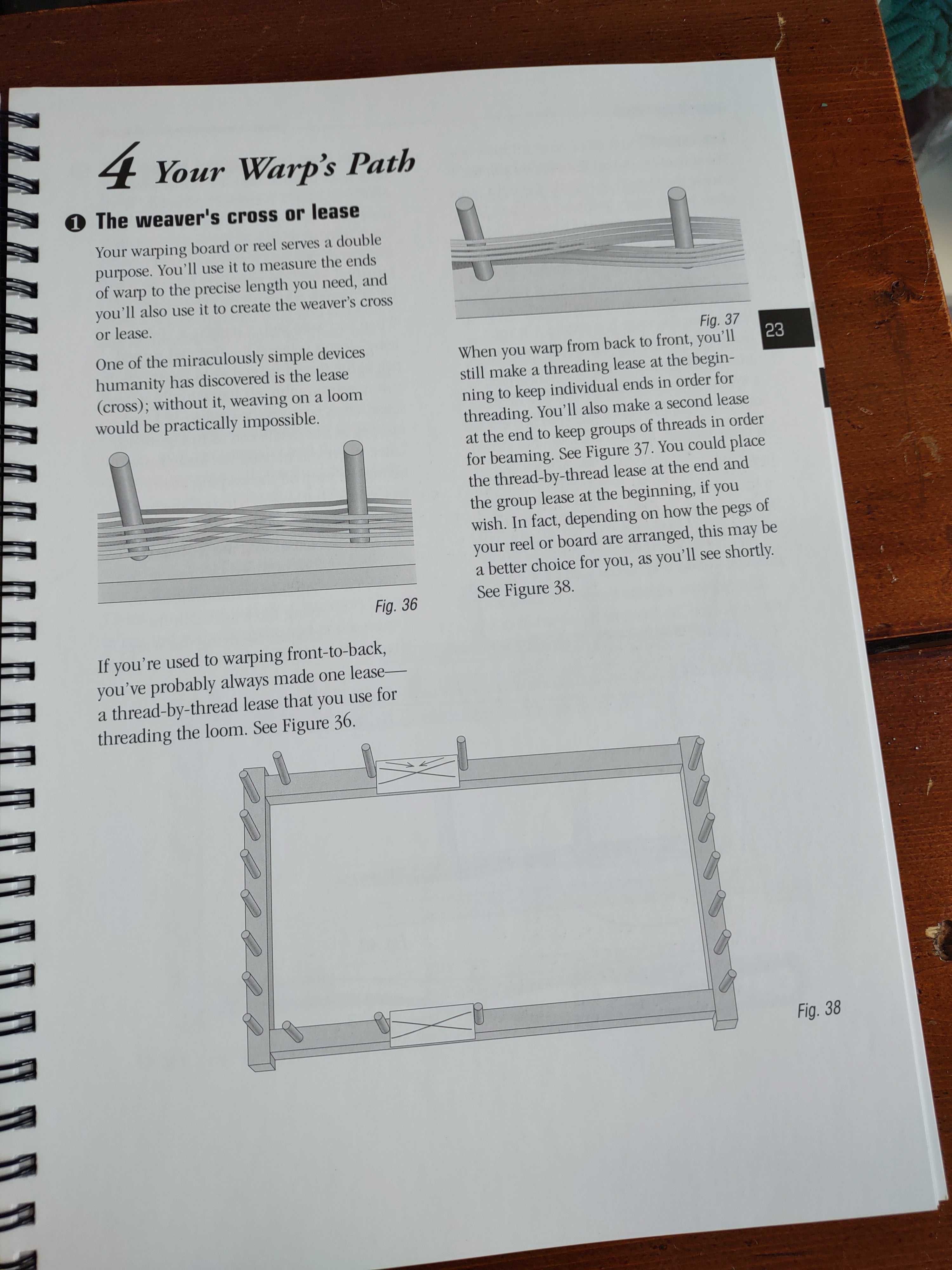 Winding a Warp & Using a Padle by Peggy Osterkamp -- Like New --