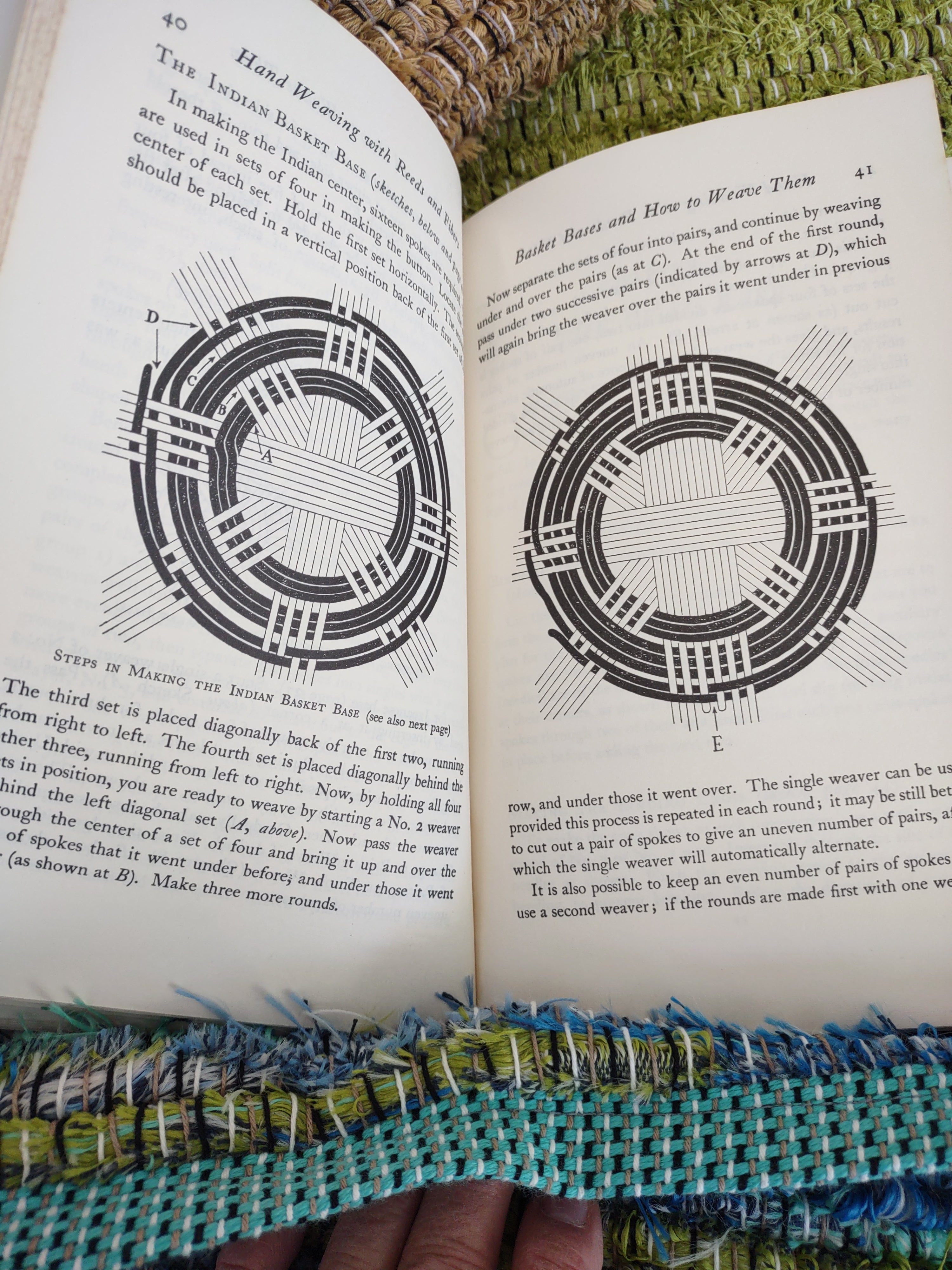 Weaving with Reeds& fibers by Gallinger Tod & Benson -- Used Book