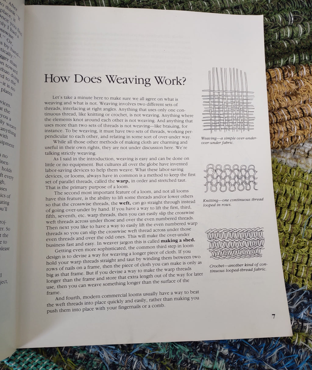 Hands On Weaving by Barbara Liebler - Used