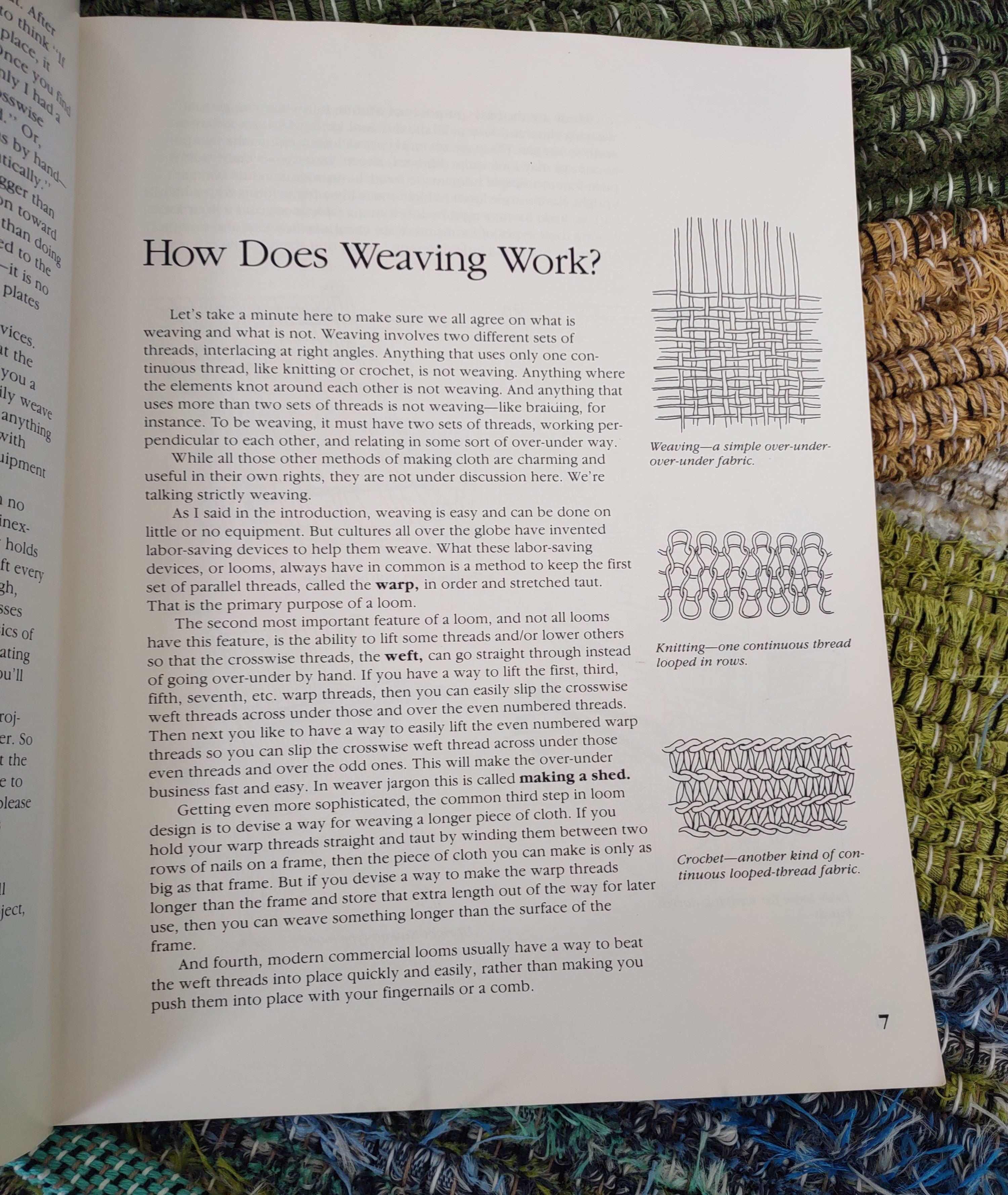 Hands On Weaving by Barbara Liebler - Used