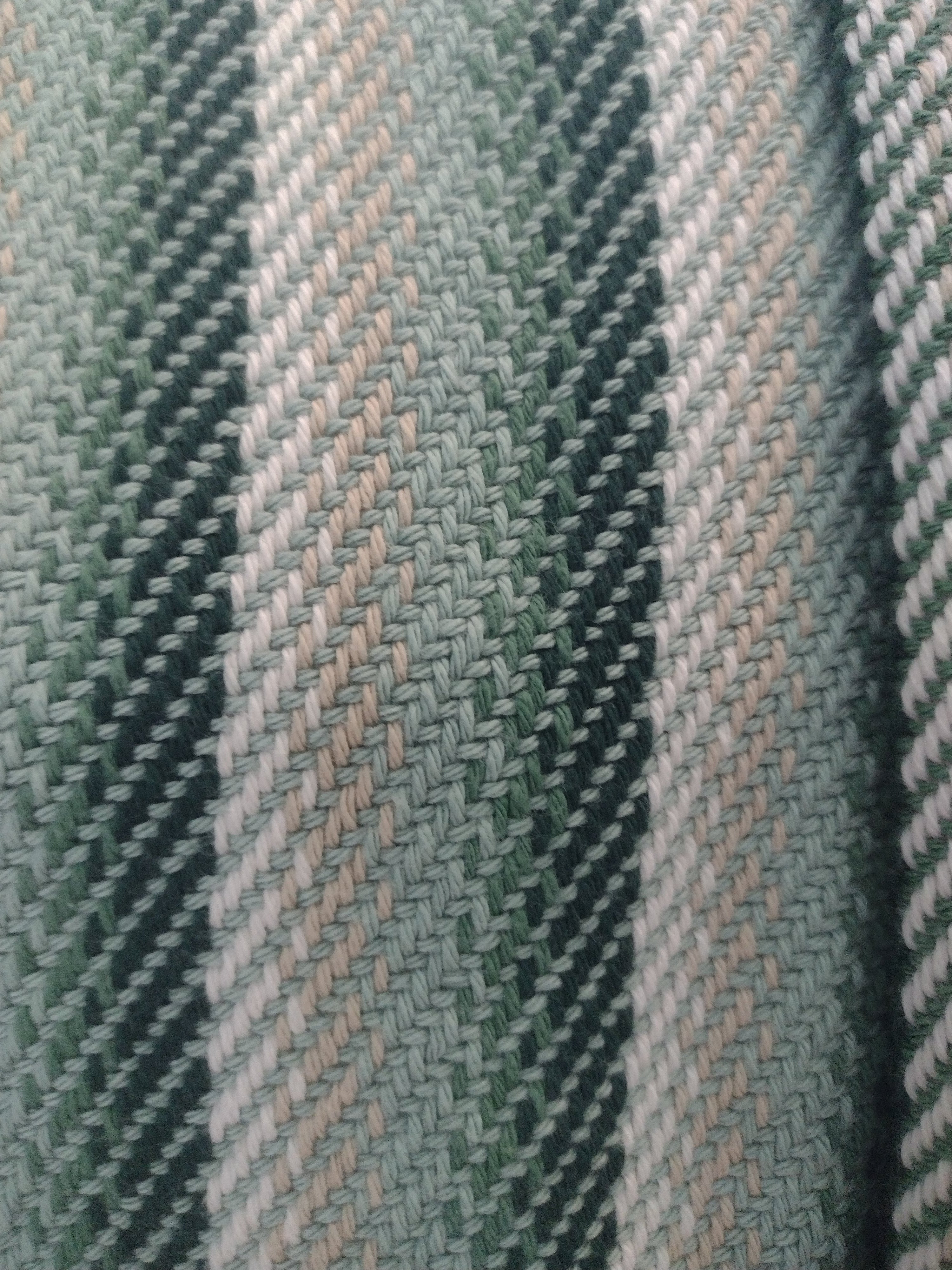 Shades of Green in Stripes