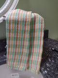 Checkerboard Green, Yellow, Orange