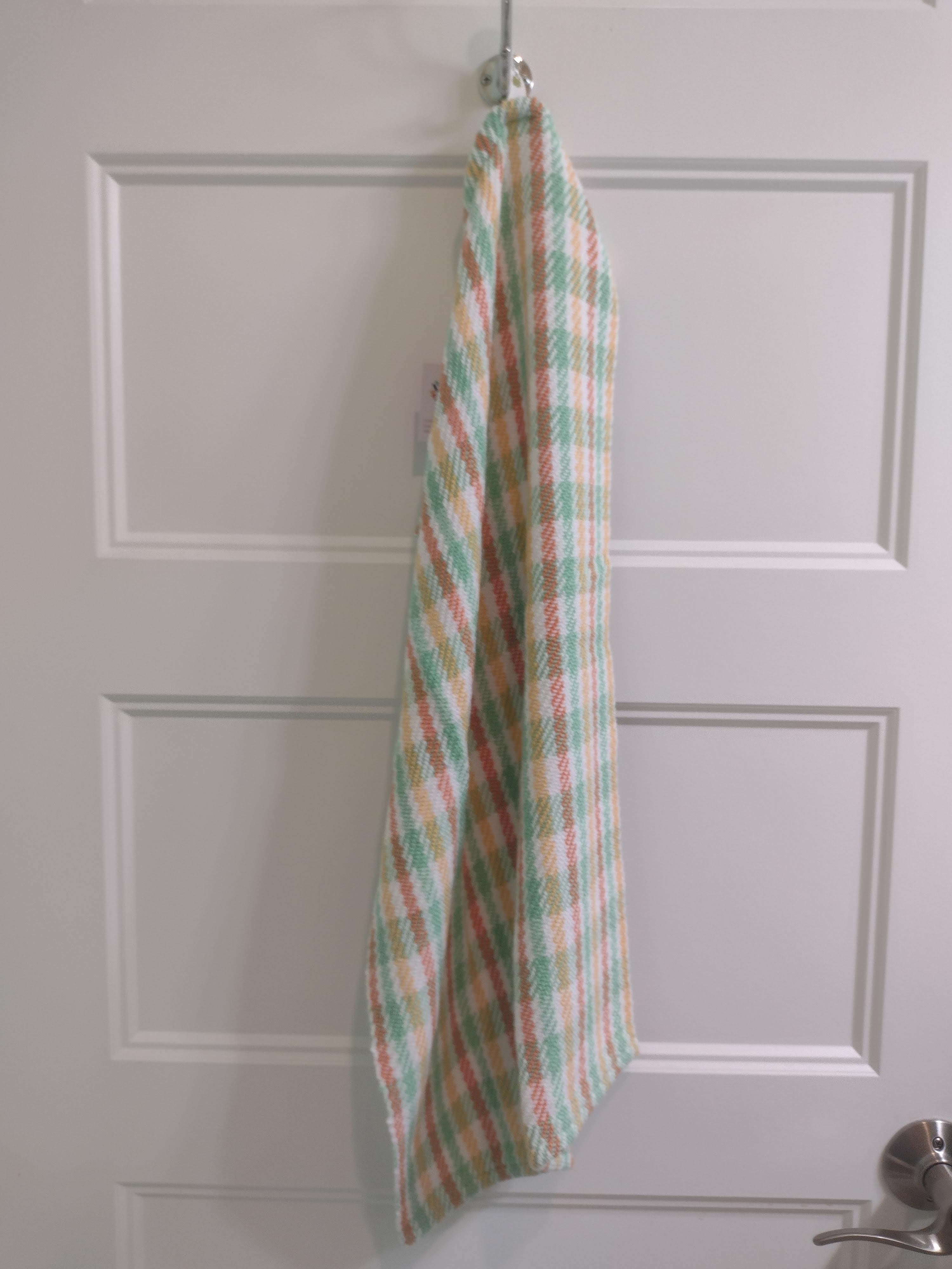 Checkerboard Green, Yellow, Orange