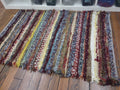 Multi-color fuzzy rug, 26x41 inches #2773