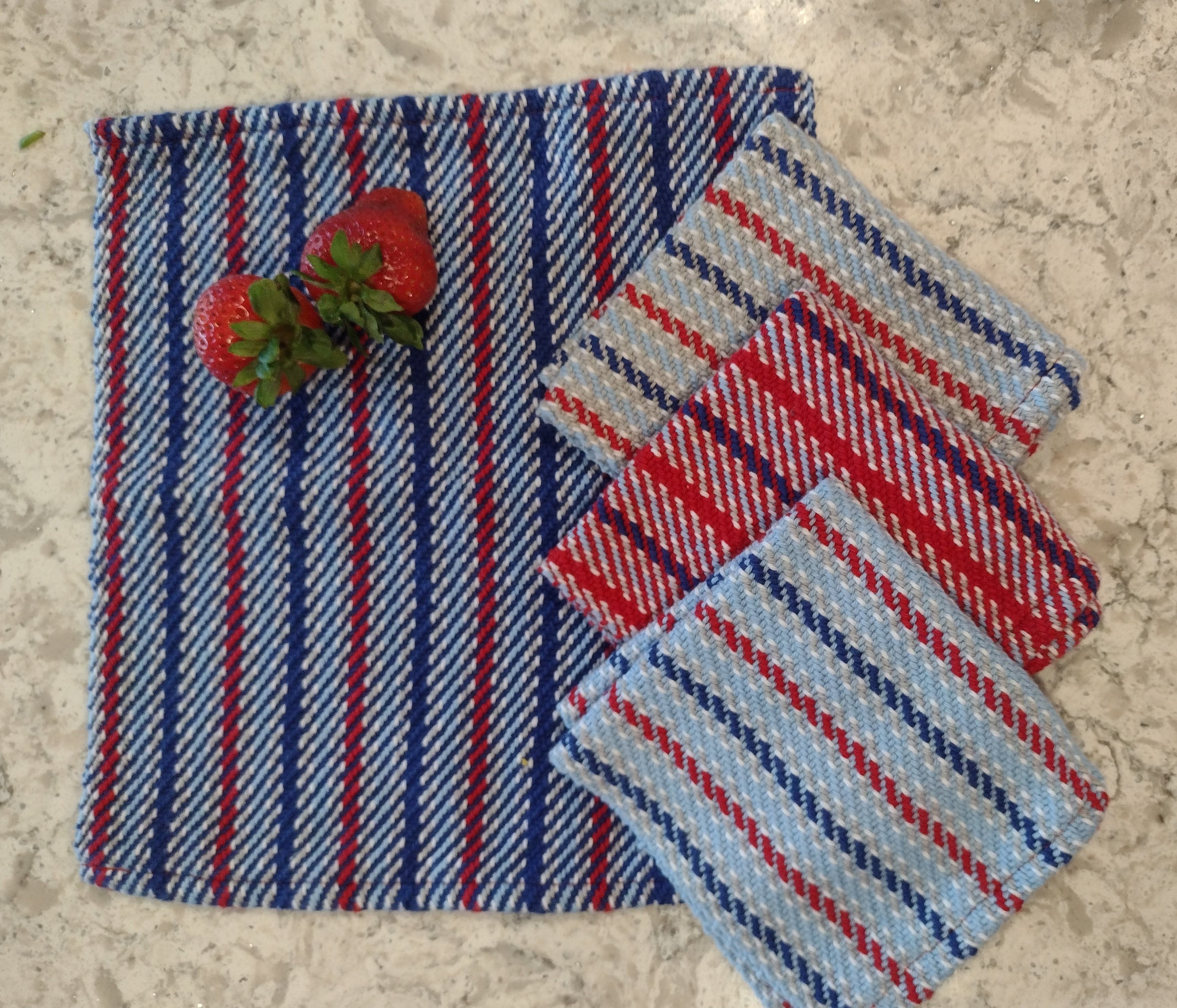 Handwoven Dishcloths in a variety of colors