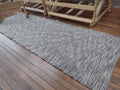 Long Brown Wool Rug/Runner 3'x9' #2851