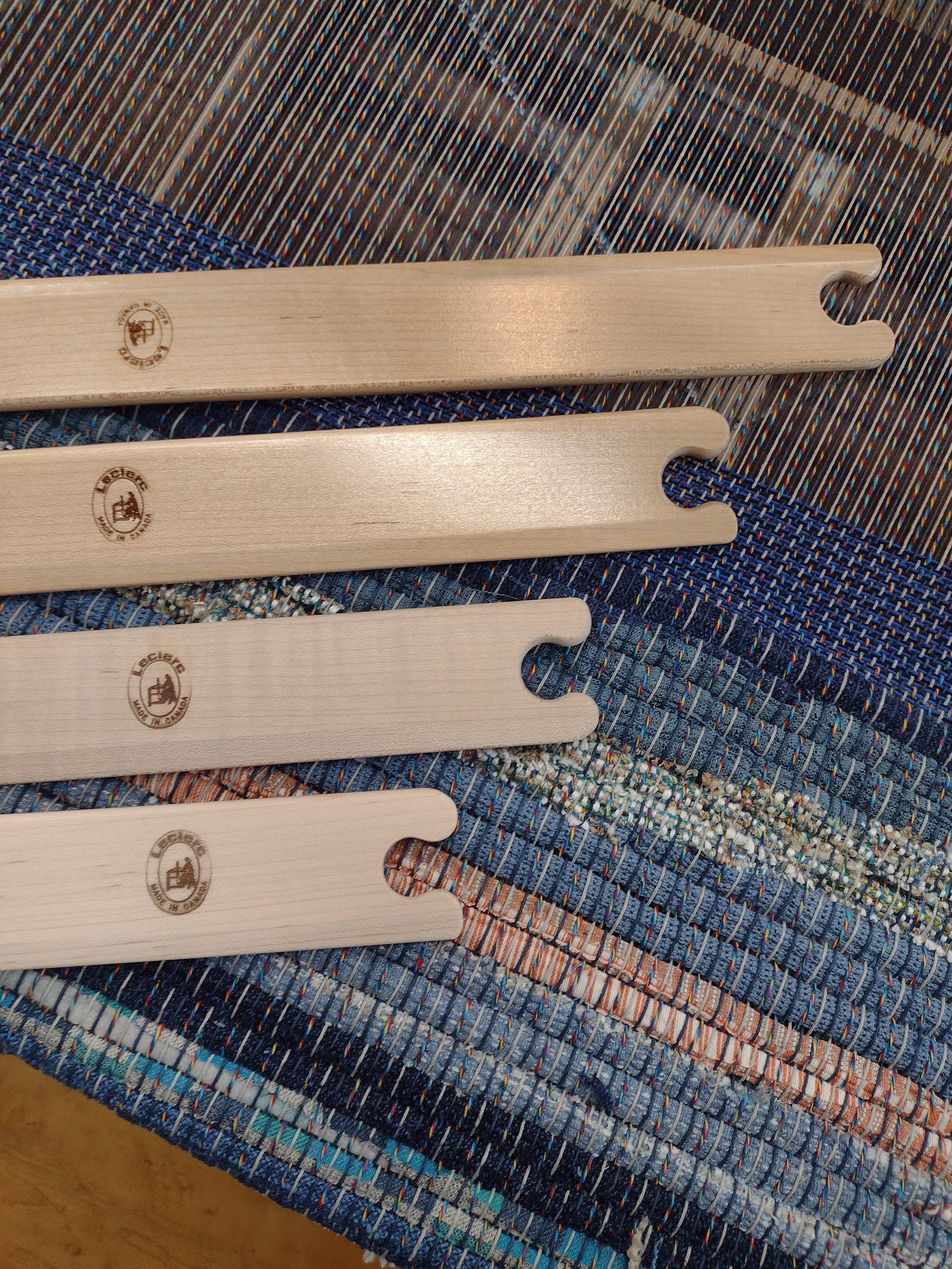 Flat Shuttles by Leclerc, stick shuttles, 6-36 inch options