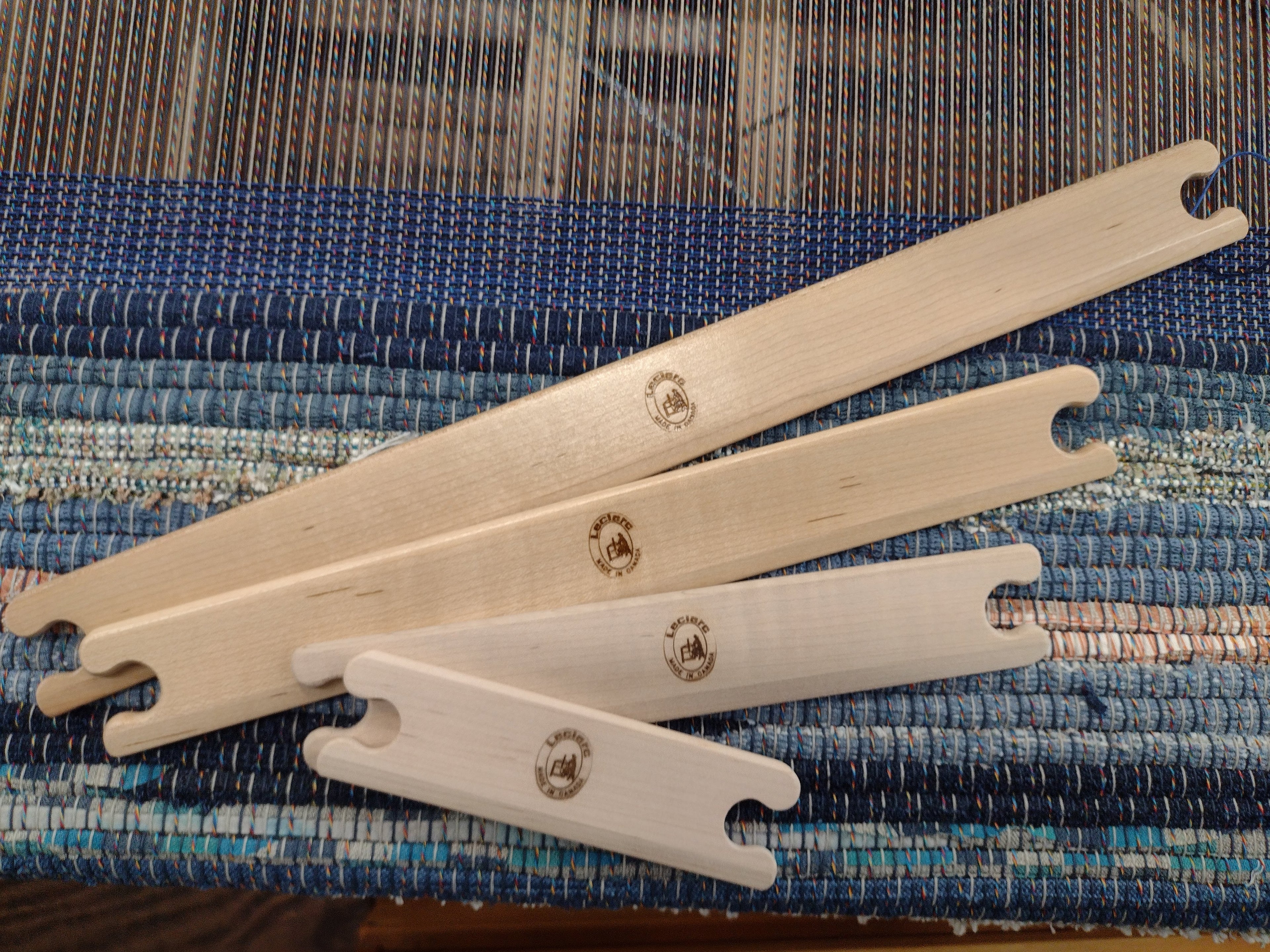 Flat Shuttles by Leclerc, stick shuttles, 6-36 inch options