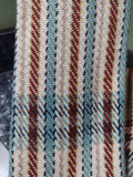 Southwestern Teal & Brown with end stripes