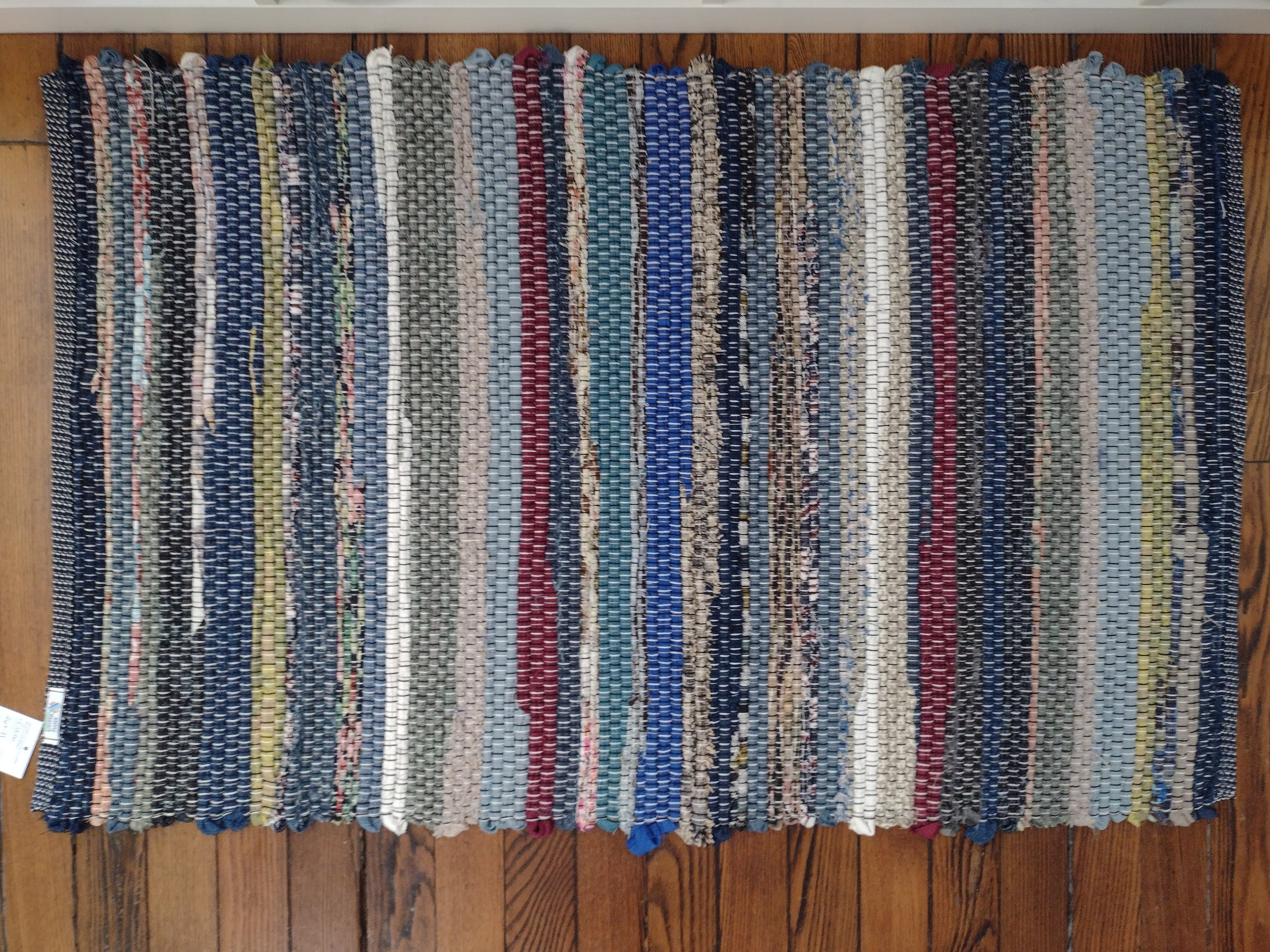 Classic Colorful Rag Rug by Clara 26x41 inches #2865