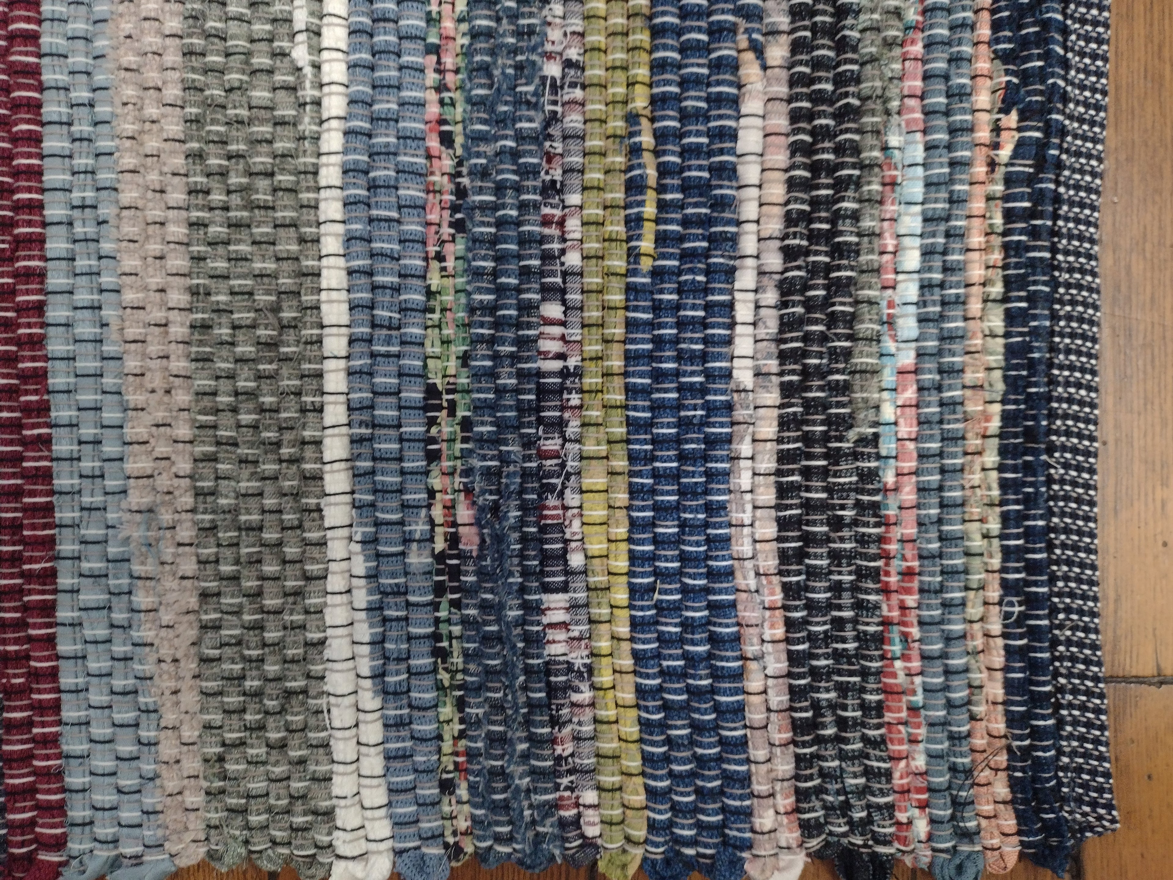 Classic Colorful Rag Rug by Clara 26x41 inches #2865