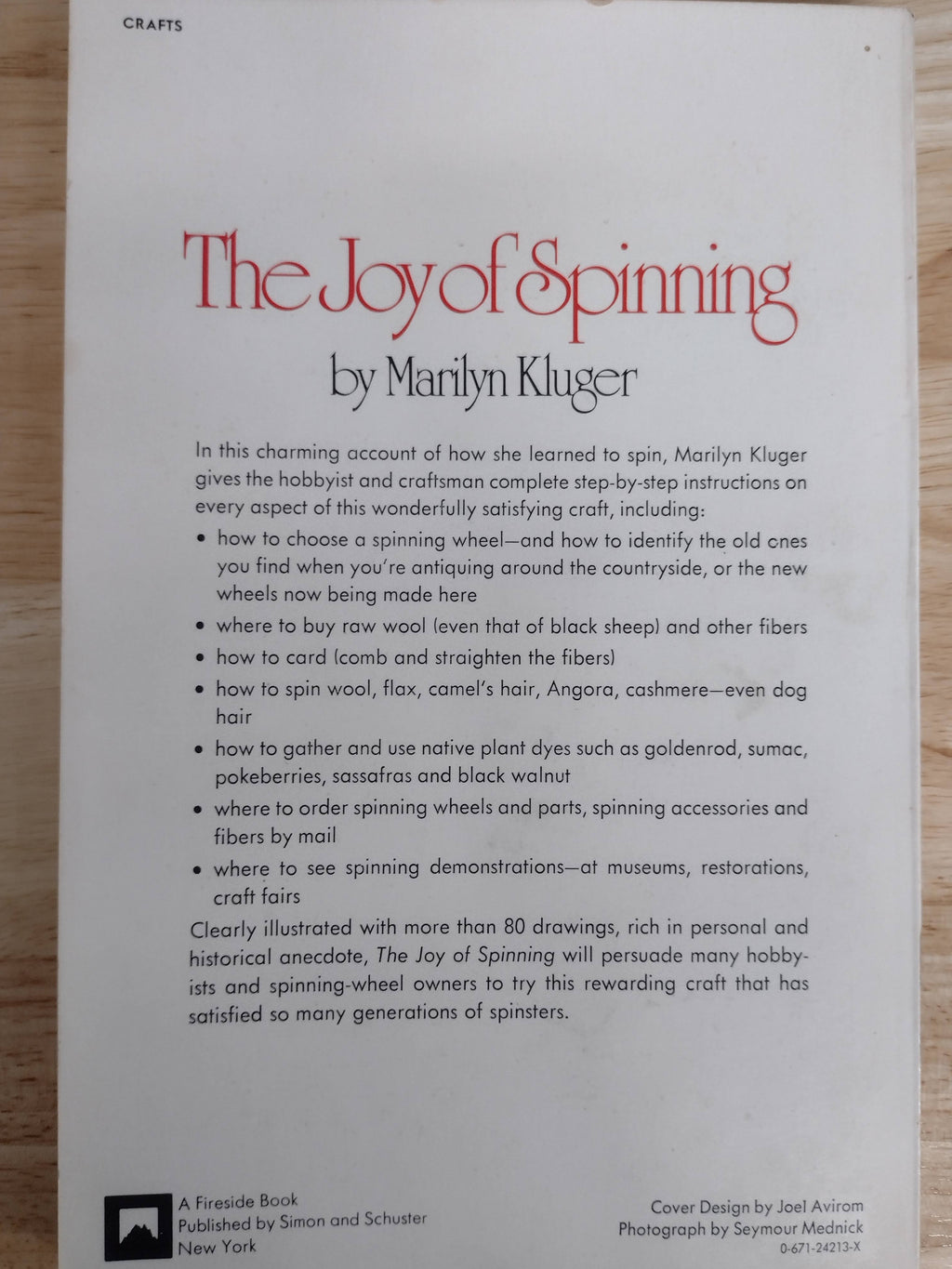 The Joy of Spinning by Marilyn Kluger