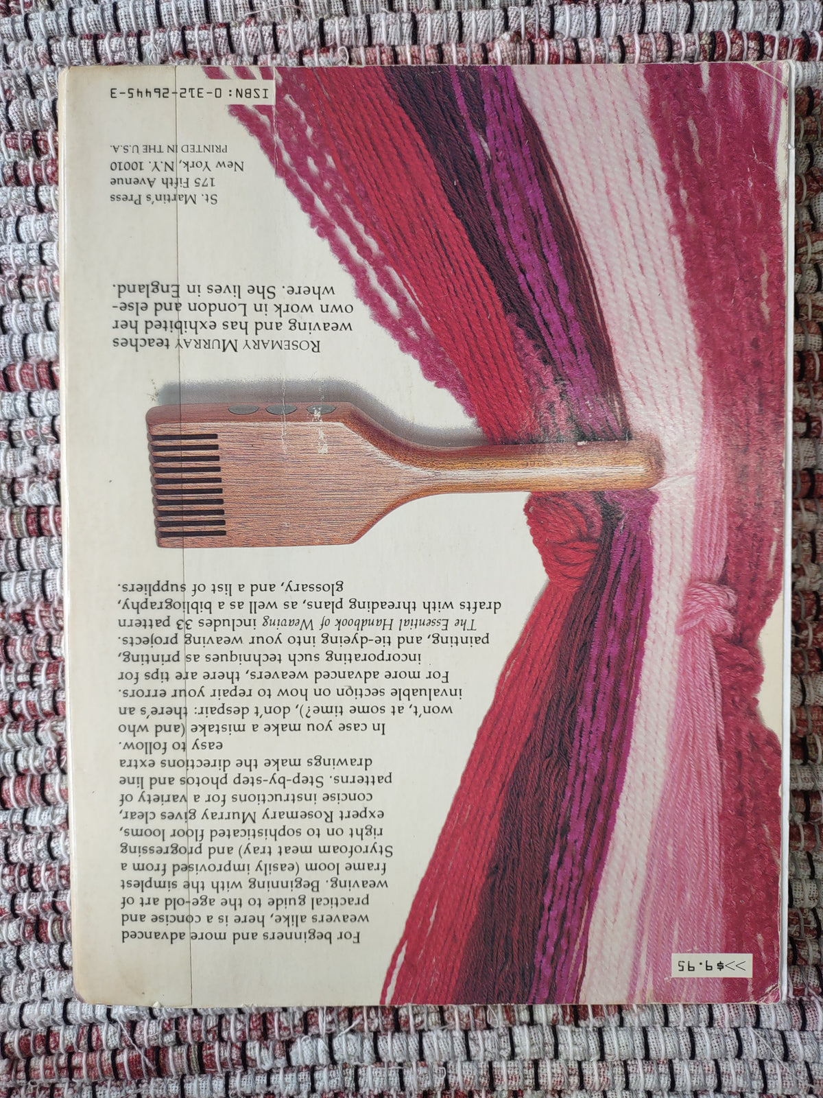 The Essential Handbook of Weaving by Rosemary Murray