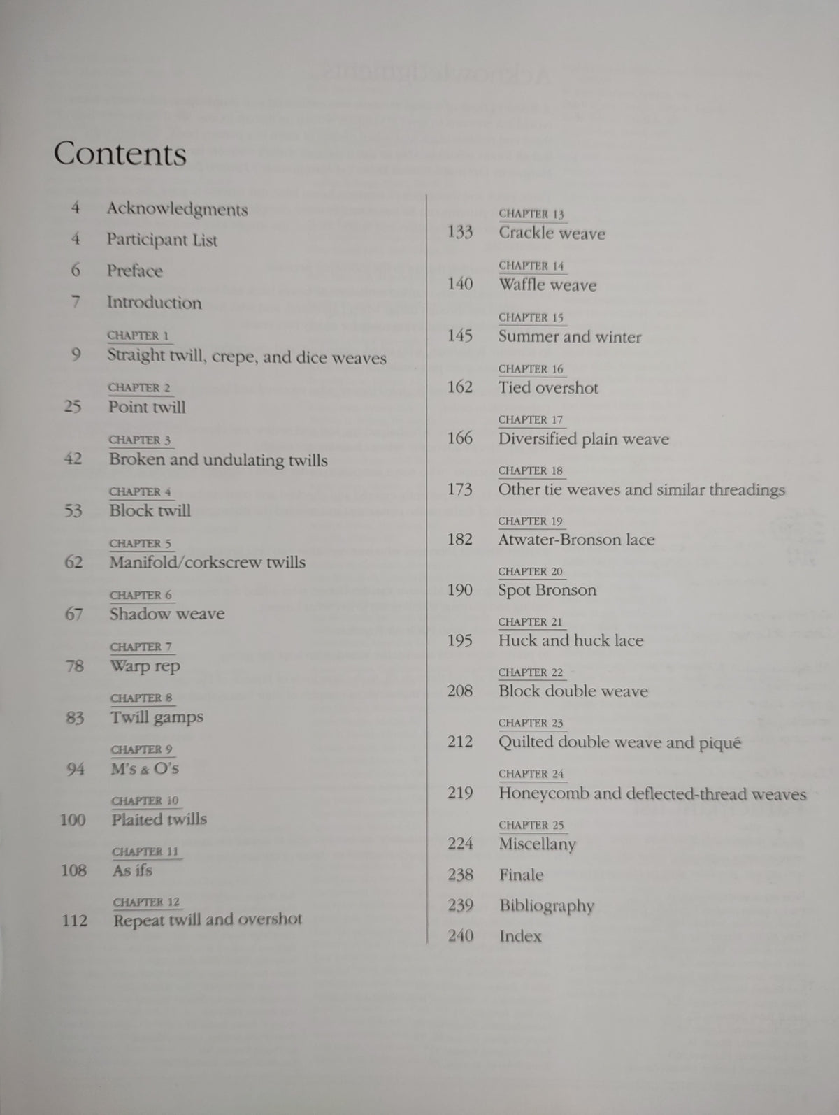 A Weaver's Book of 8 Shaft Patterns