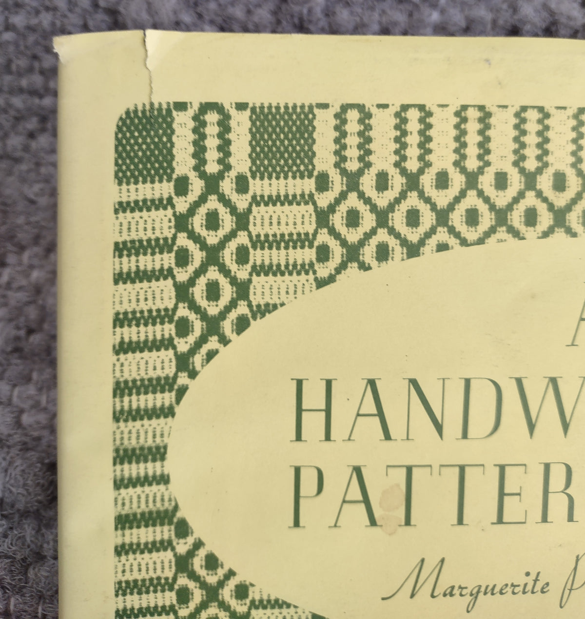 A Handweaver's Pattern Book by Marquerite Porter Davison