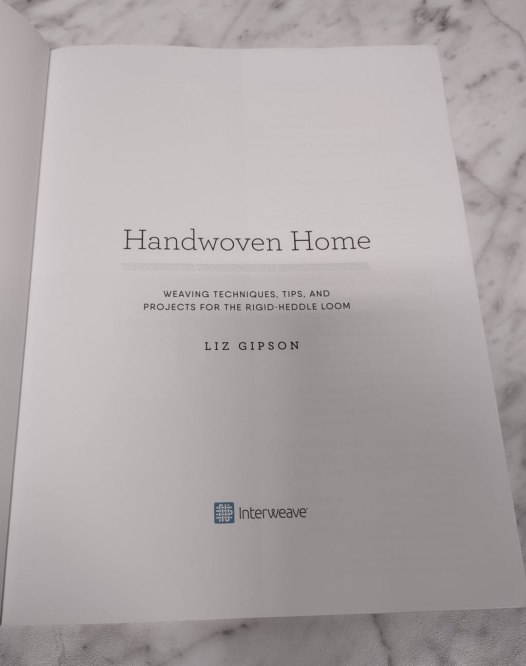 Handwoven Home by Liz Gipson (Rigid Heddle Book)