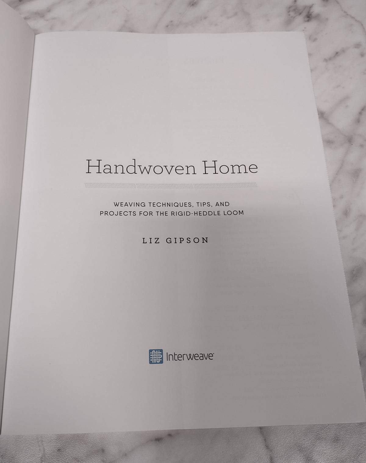 Handwoven Home by Liz Gipson (Rigid Heddle Book)