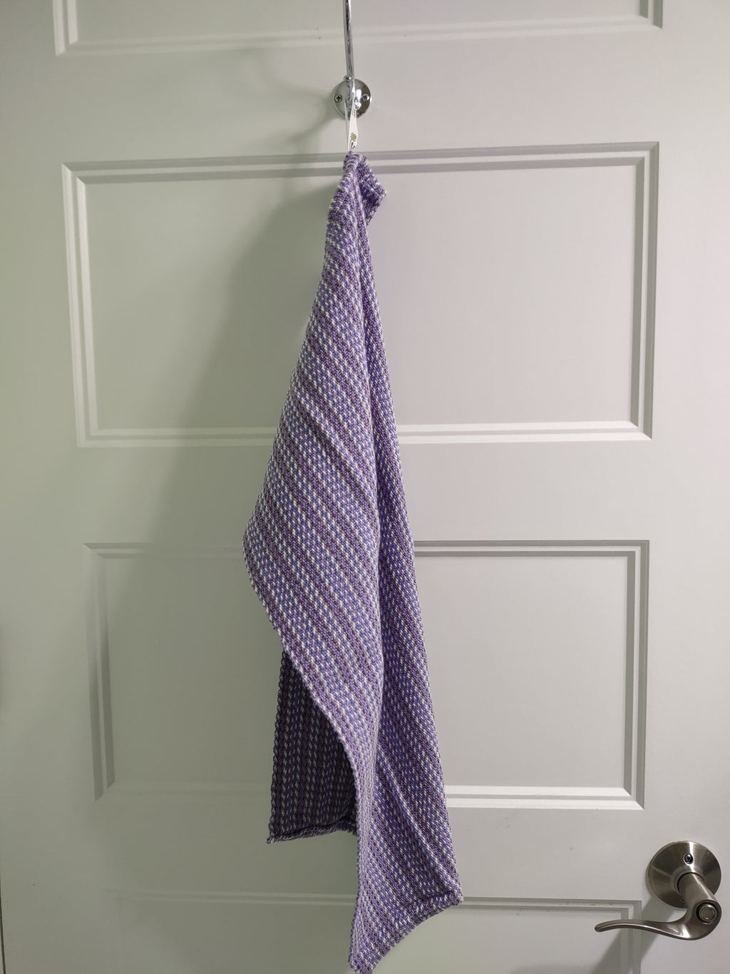 Lavender & Cream Handwoven Towel