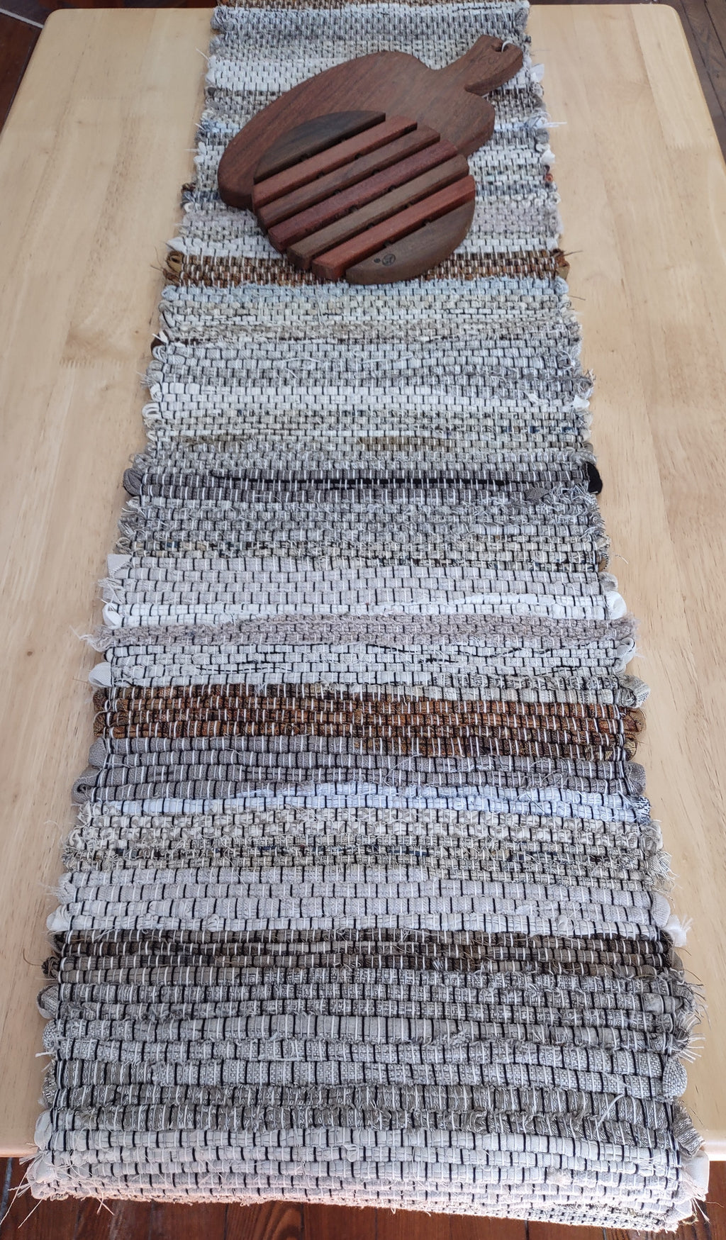 Shades of Brown Table Runner 13x52  #2871