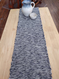 Blue Wool Table Runner 14x68 inches  #2764