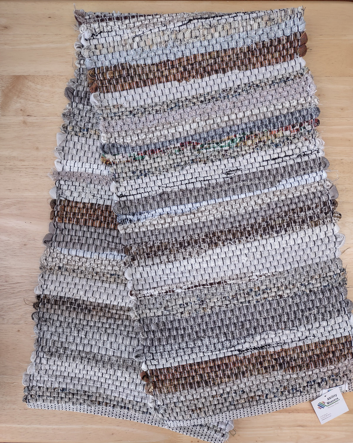 Shades of Brown Table Runner 13x52  #2871