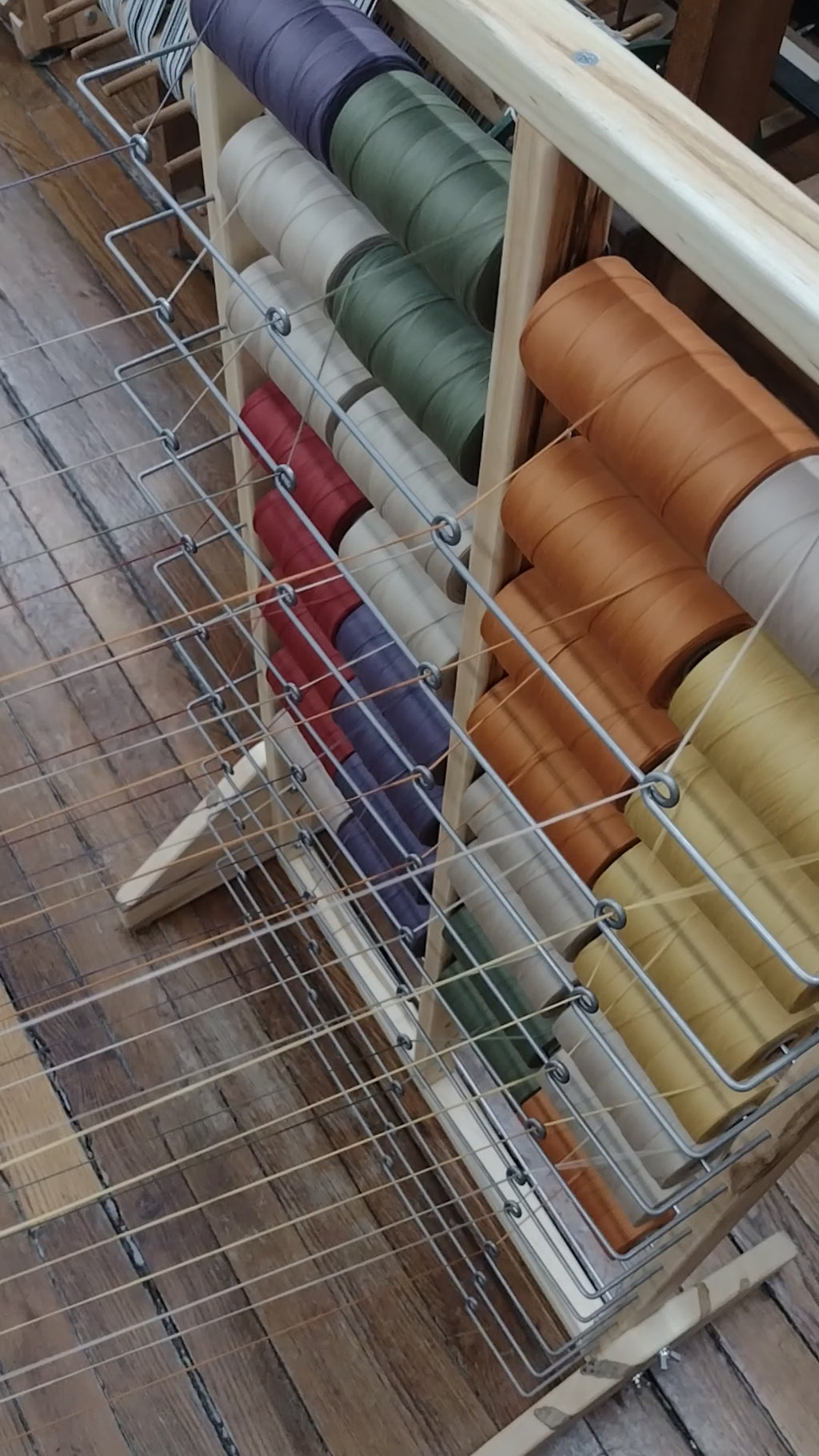 40 Spool Warping Rack (Maple)