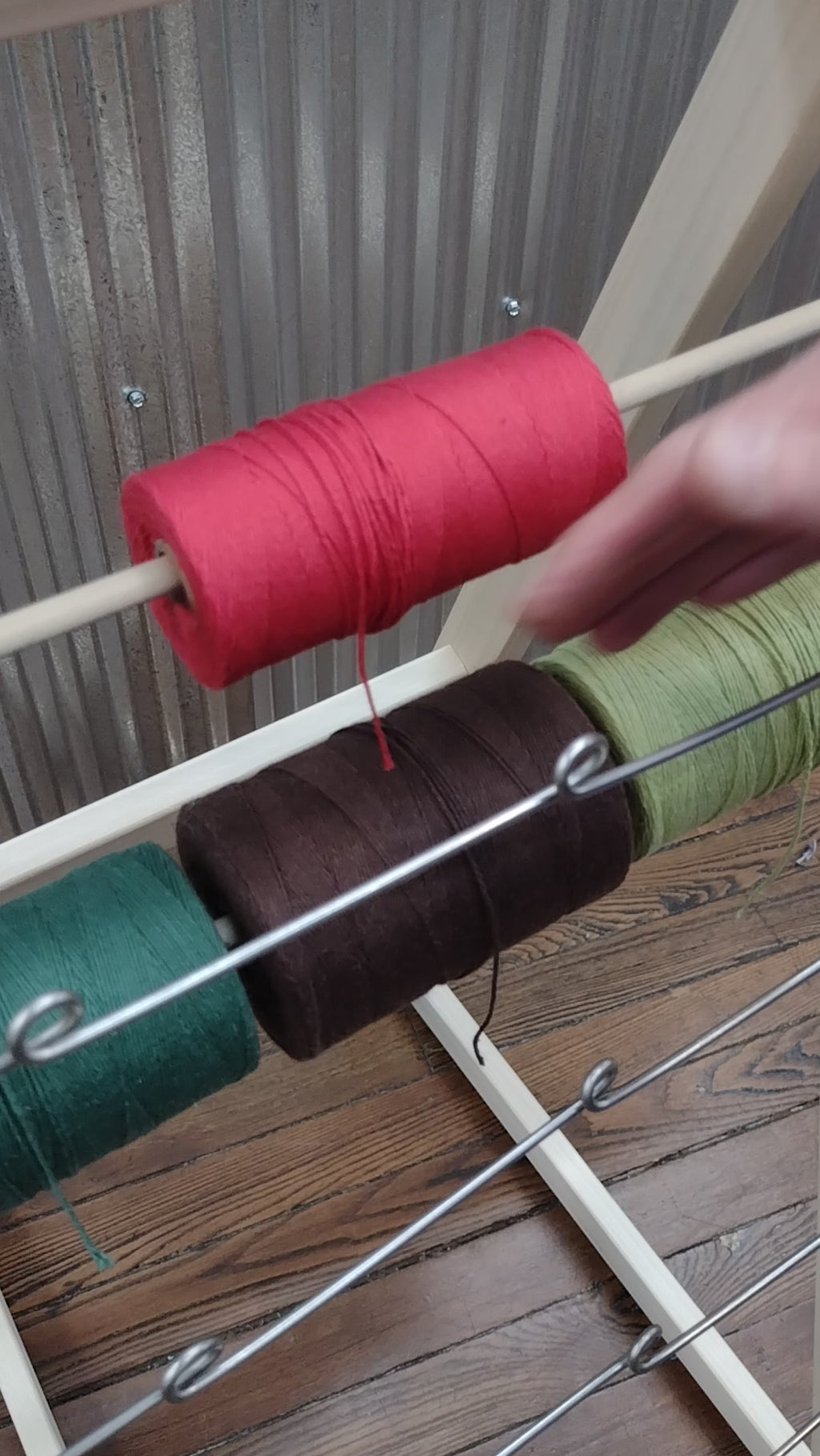 24 Spool Warping Rack (Maple)